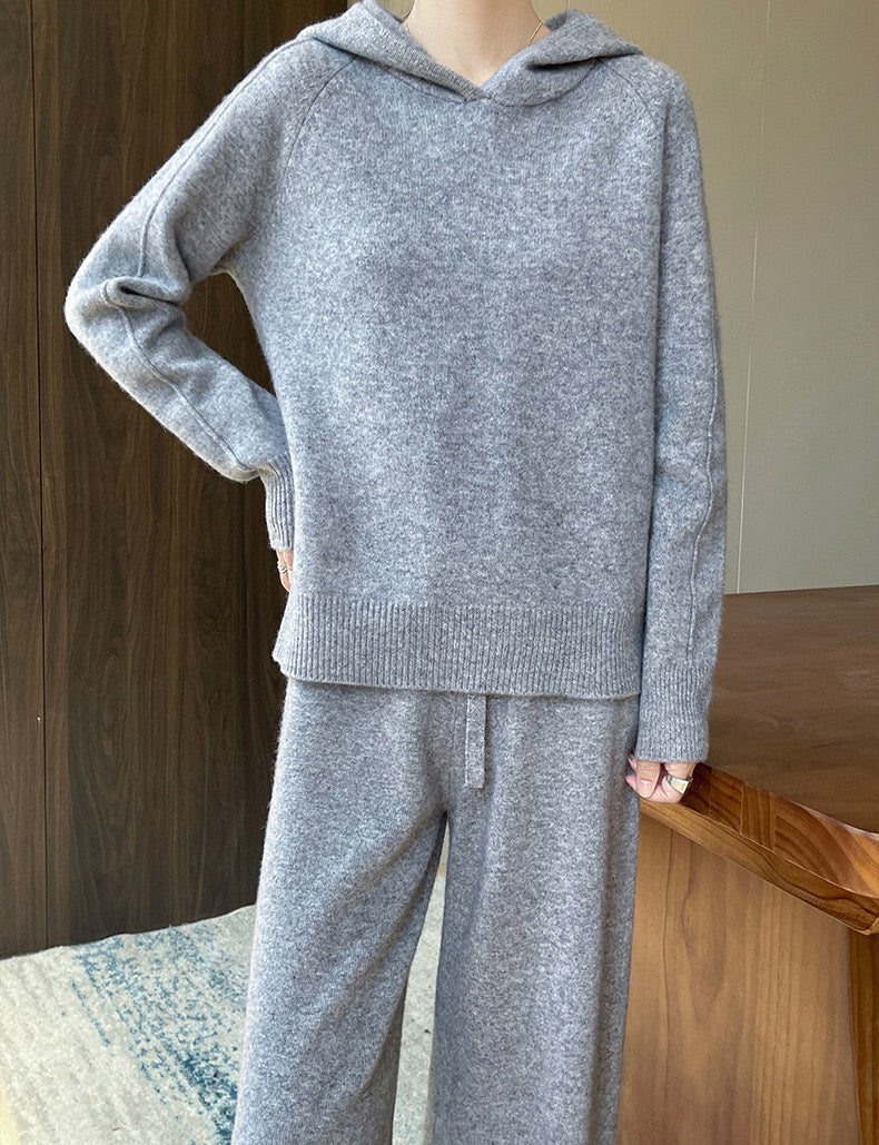 MAX MARA 25S HOODED KNIT SET 137