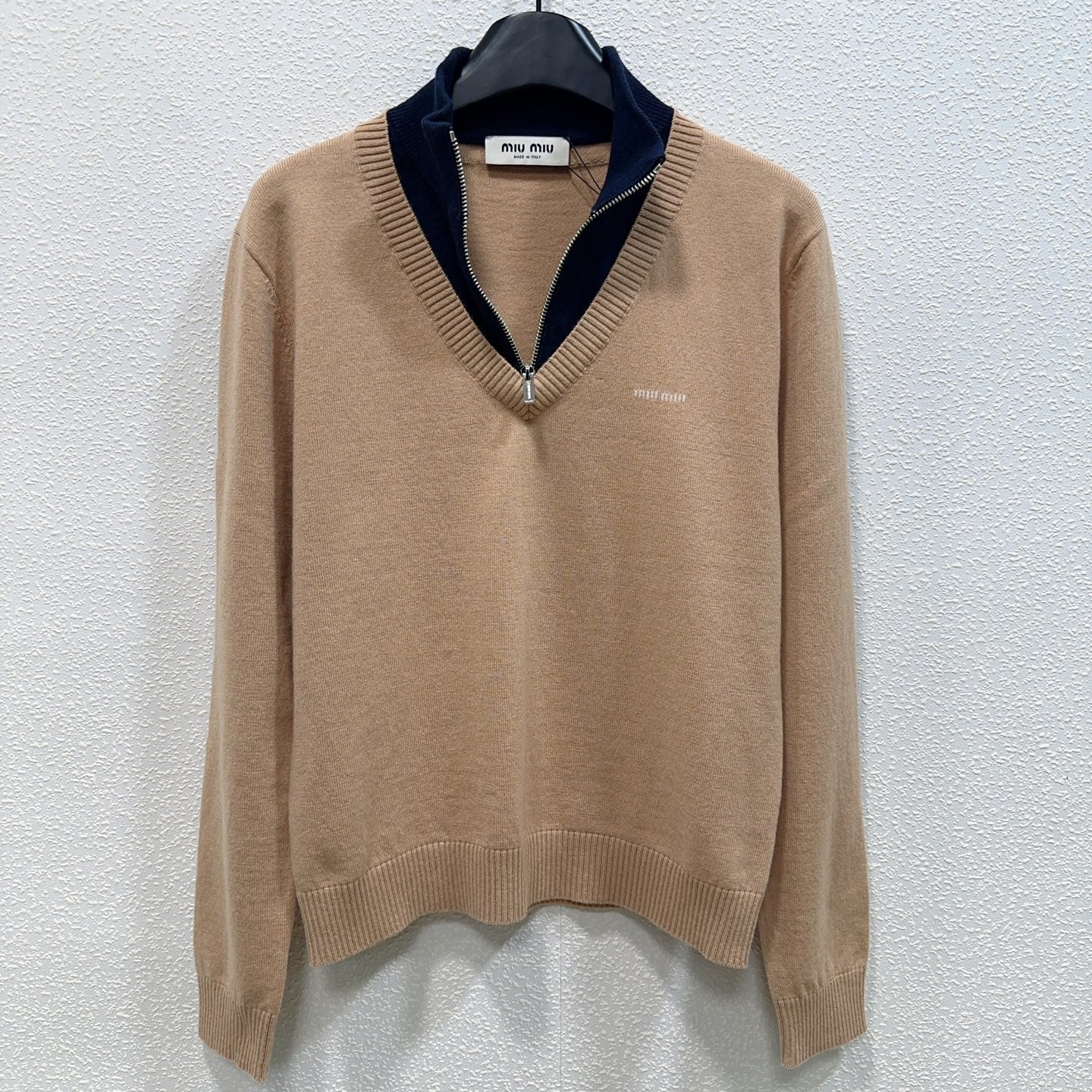 MIUMIU 26S LONG-SLEEVE KNIT SWEATER 1508