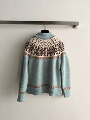 CHANEL 26S ZIP-UP KNIT CARDIGAN 1717
