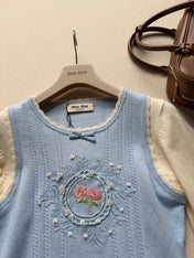 MIUMIU 26S TWO-PIECE SWEATER 1579