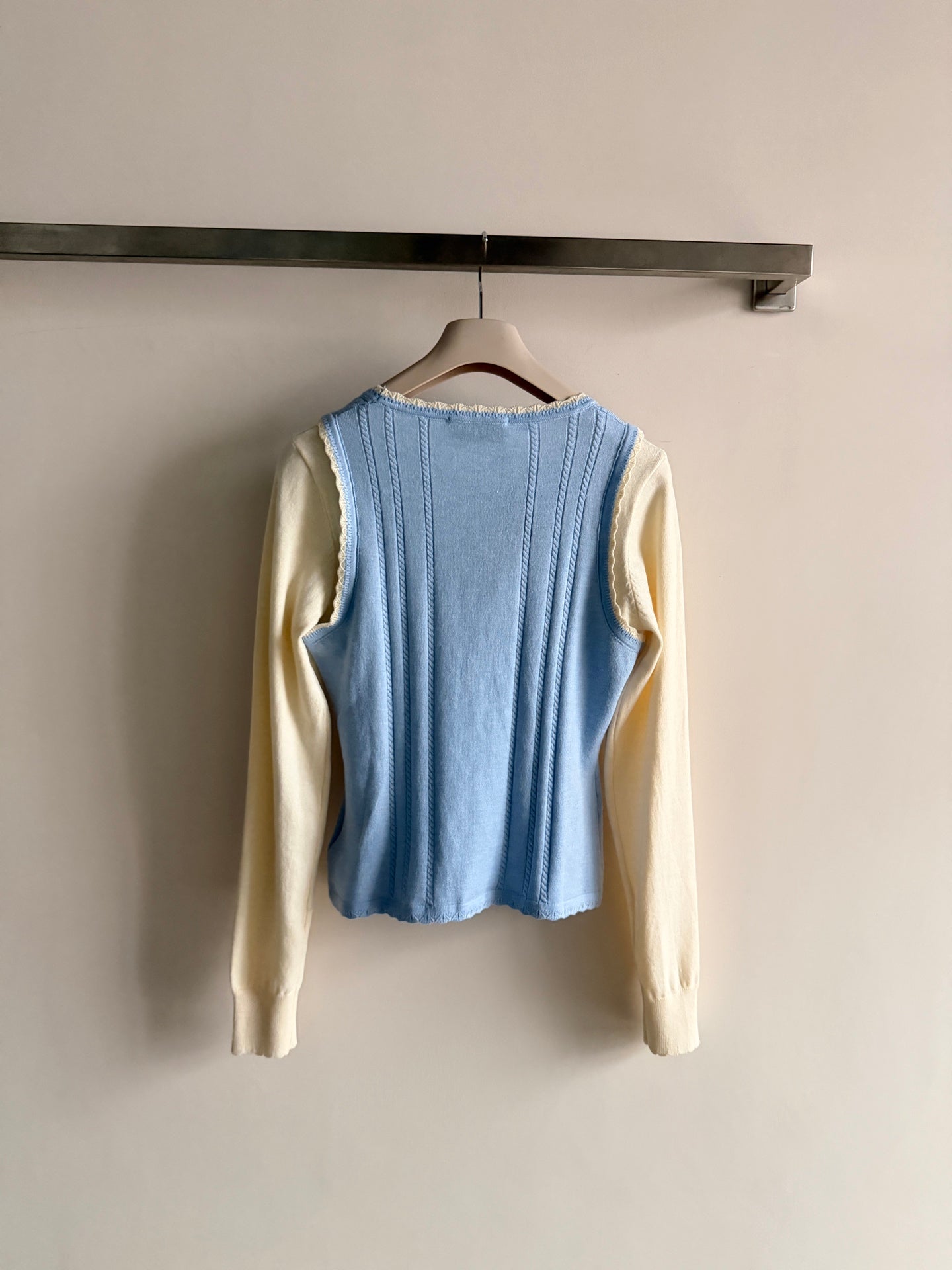 MIUMIU 26S TWO-PIECE SWEATER 1579