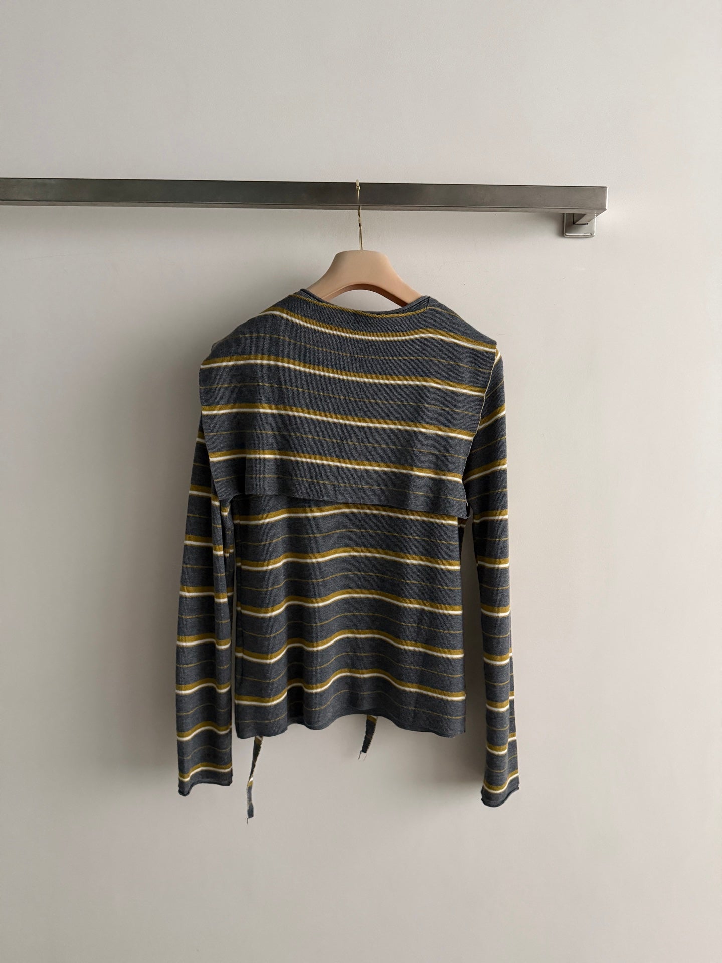 MIUMIU 26S SHAWL-COLLAR KNIT SWEATER 1505