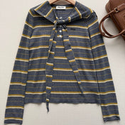 MIUMIU 26S SHAWL-COLLAR KNIT SWEATER 1505