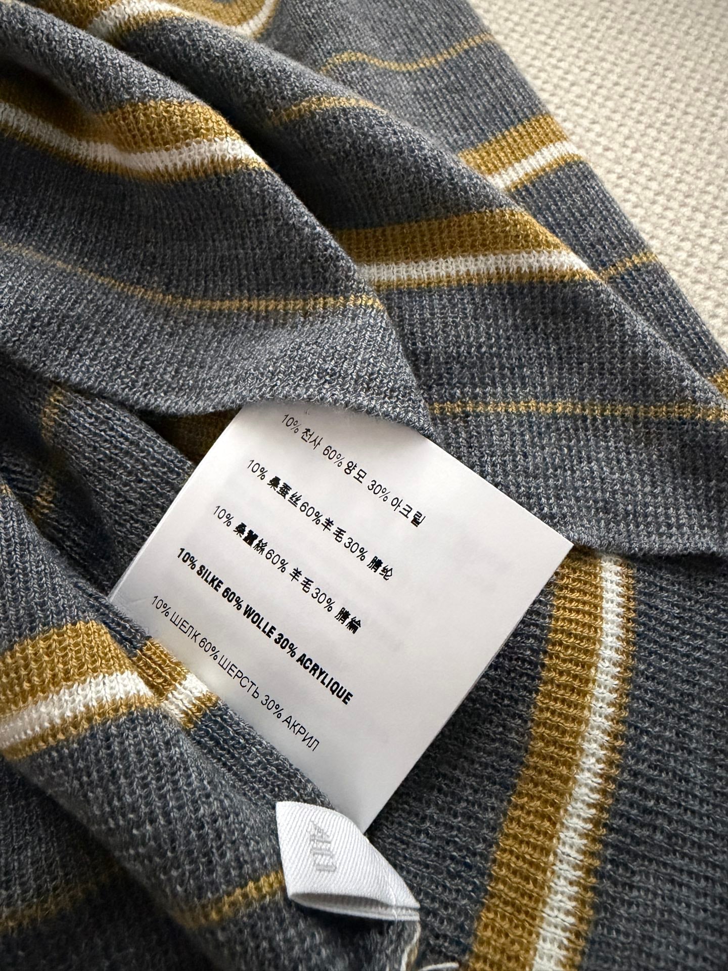 MIUMIU 26S SHAWL-COLLAR KNIT SWEATER 1505