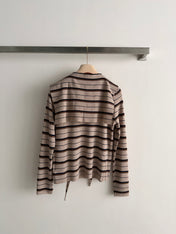 MIUMIU 26S SHAWL-COLLAR KNIT SWEATER 1504