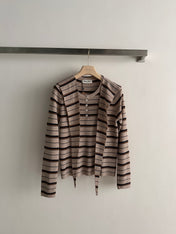 MIUMIU 26S SHAWL-COLLAR KNIT SWEATER 1504