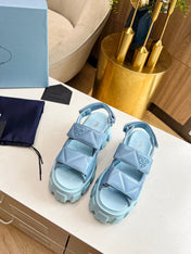PRA MONOLITH NAPPA SANDALS SKY LAMBSKIN