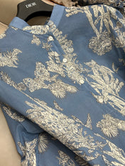 SHIRT WITH COCONUT GROVE PRINT 25S IN COTTON 266163