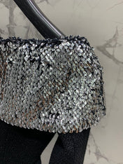 YSL 25S OFF-SHOULDER SEQUIN JACKET STYLE 185