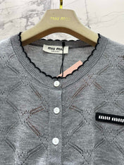 MIUMIU 26S KNIT CARDIGAN 1433