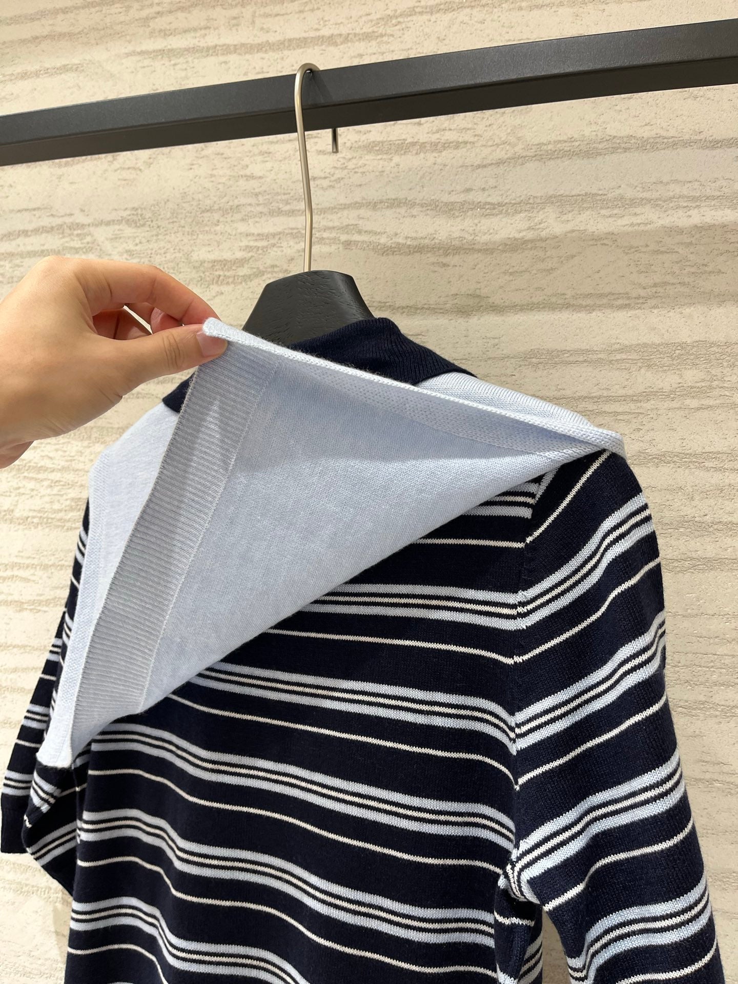 PRADA 26S SHORT-SLEEVE POLO SWEATER 1168
