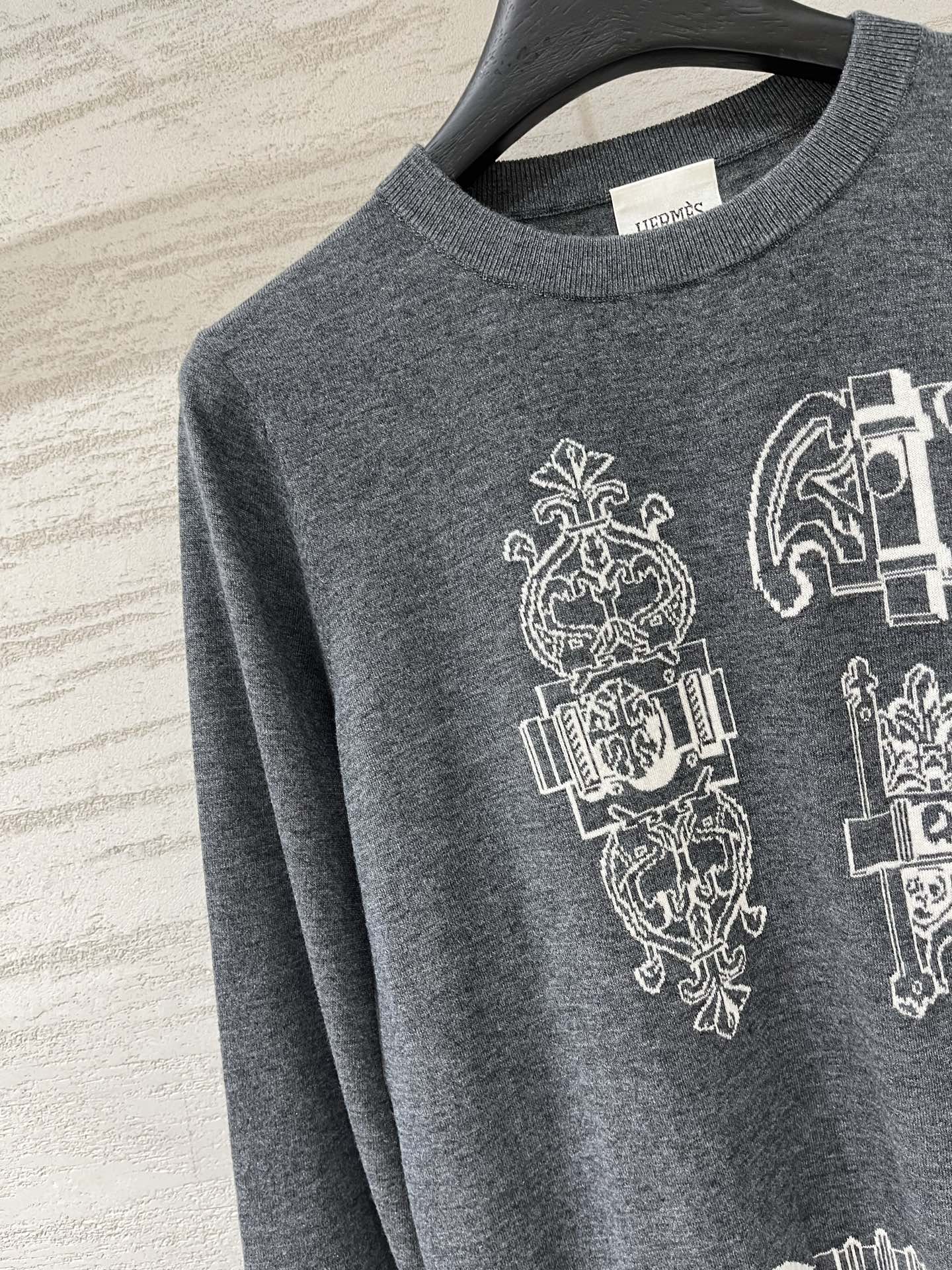 HERMES 26S CREWNECK KNIT SWEATER 867
