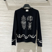 HERMES 26S CREWNECK KNIT SWEATER 866