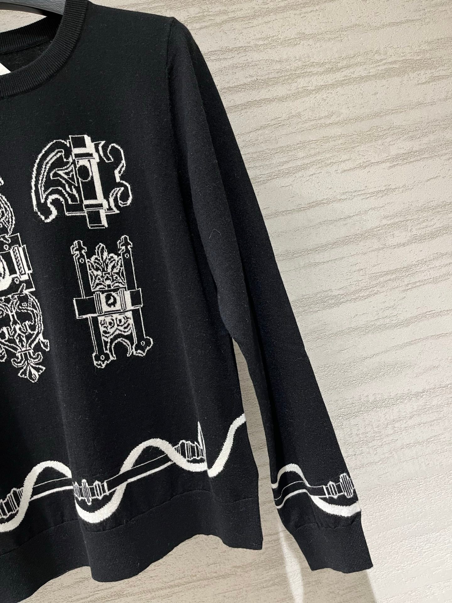 HERMES 26S CREWNECK KNIT SWEATER 866