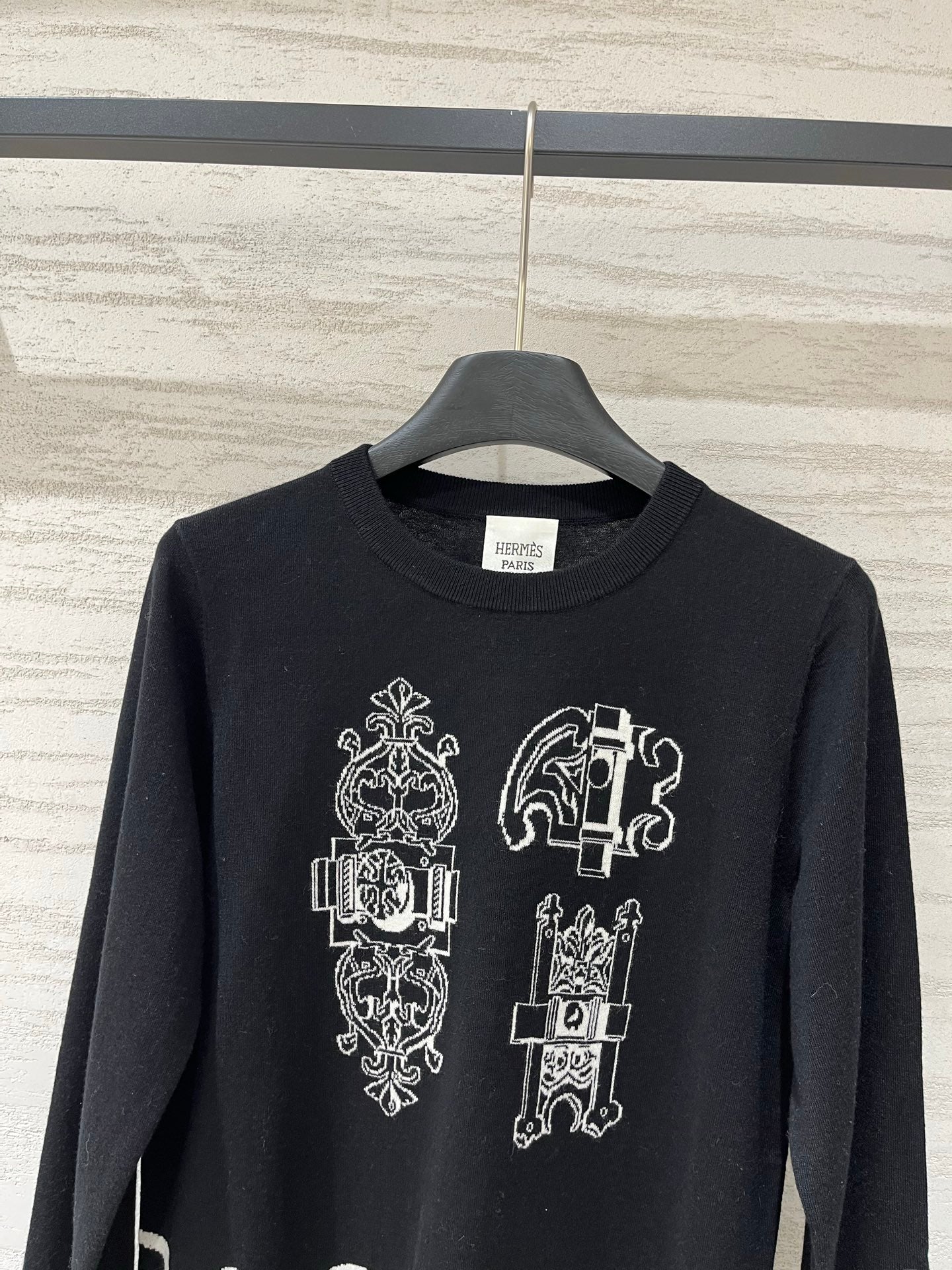 HERMES 26S CREWNECK KNIT SWEATER 866