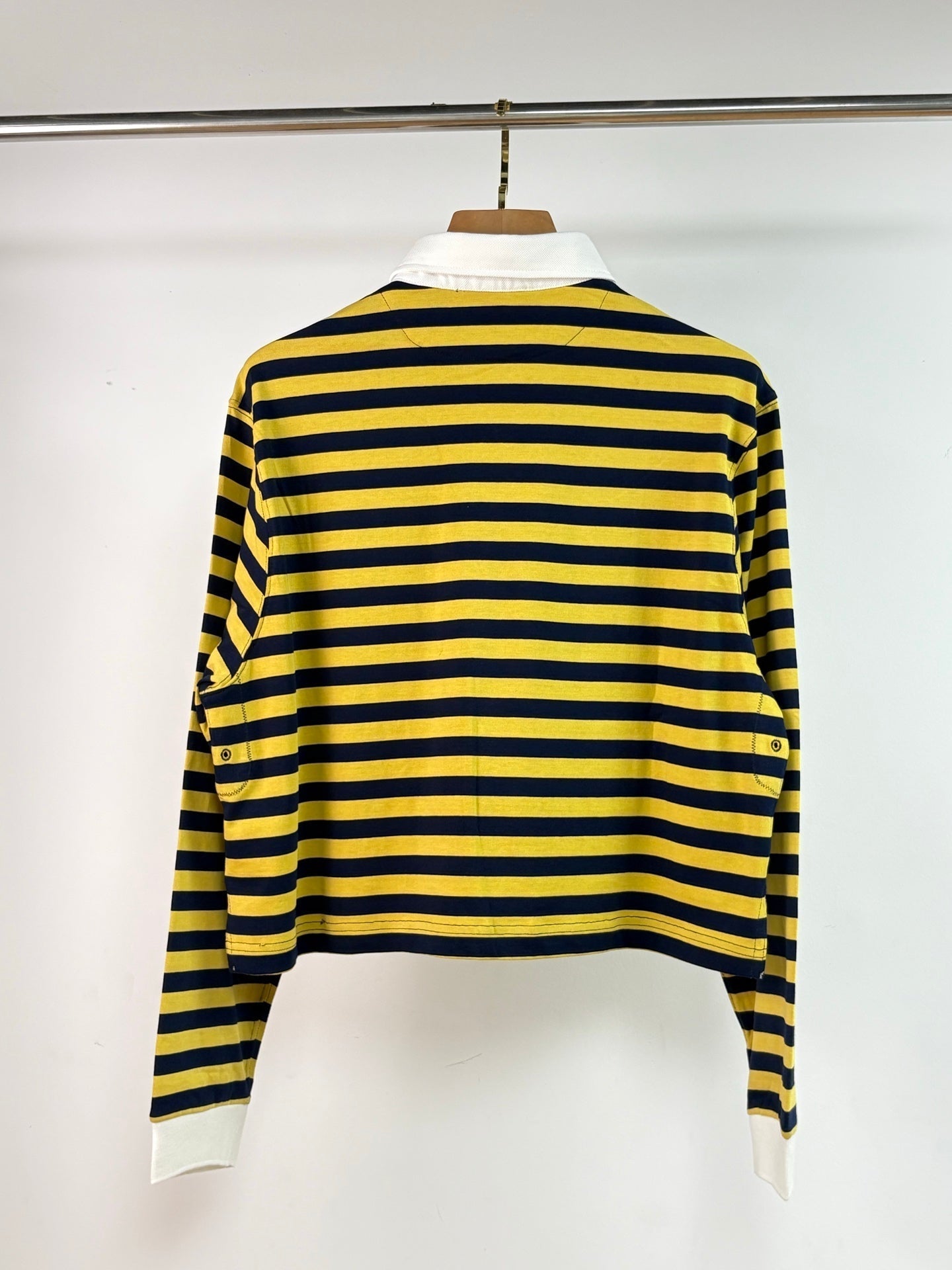 MIUMIU STRIPED SHIRT WITH LAPEL COLLAR STYLE 44