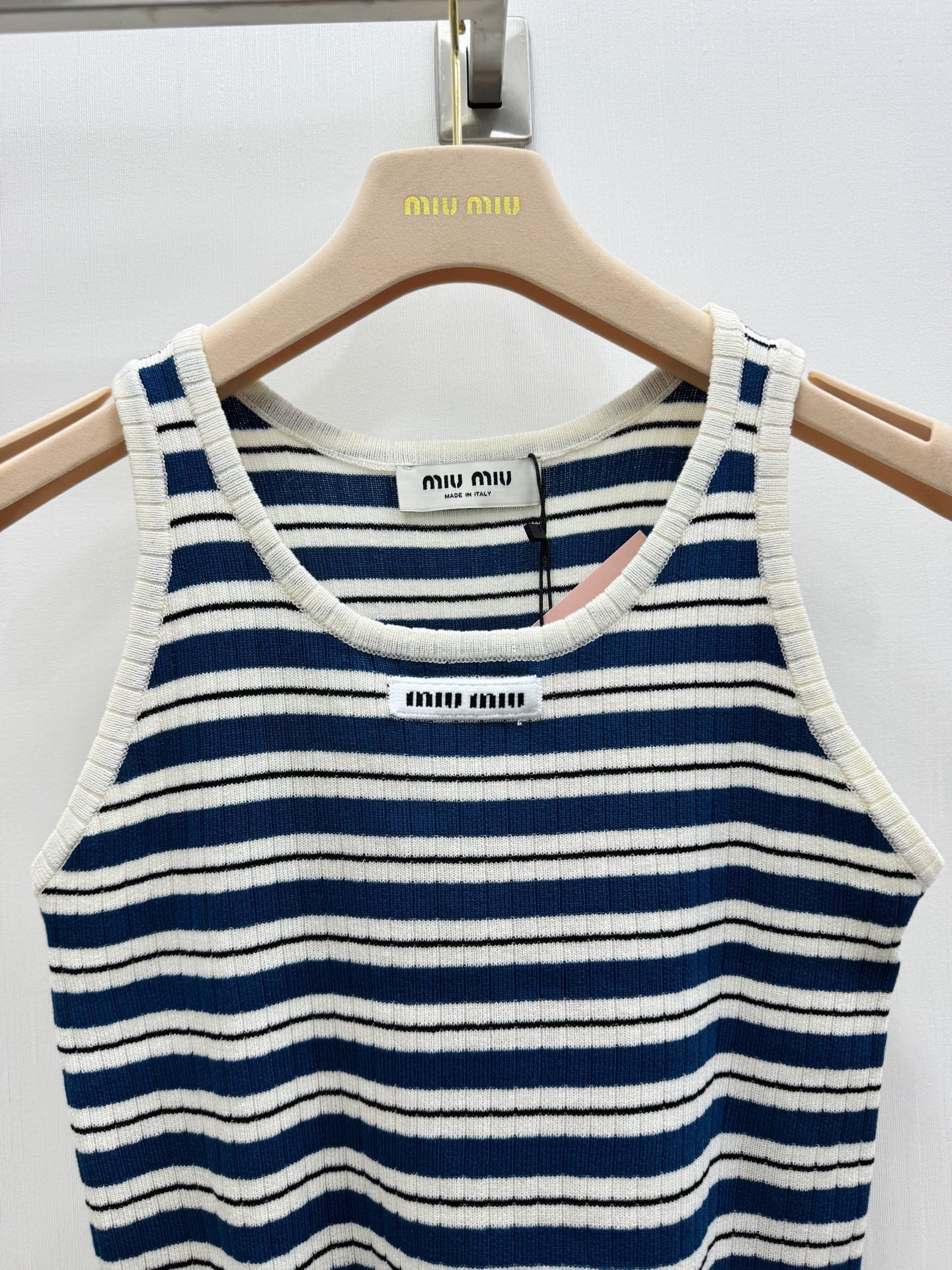 MIUMIU 26S SLEEVELESS KNIT TANK TOP 1442