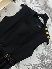 LV ASYMMETRICAL ELEGANT DRESS 268380