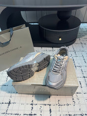 LIGHTSTAR WITH GREY CALFSKIN AND MESH UPPER AND GREY STAR