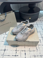 LIGHTSTAR WITH GREY CALFSKIN AND MESH UPPER AND GREY STAR