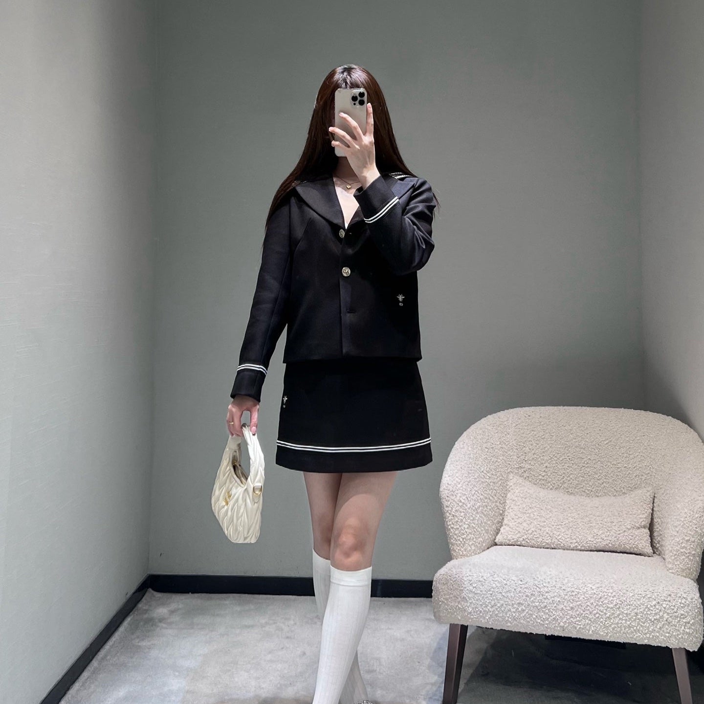 DIOR 26S BLAZER AND SKIRT SET 1134