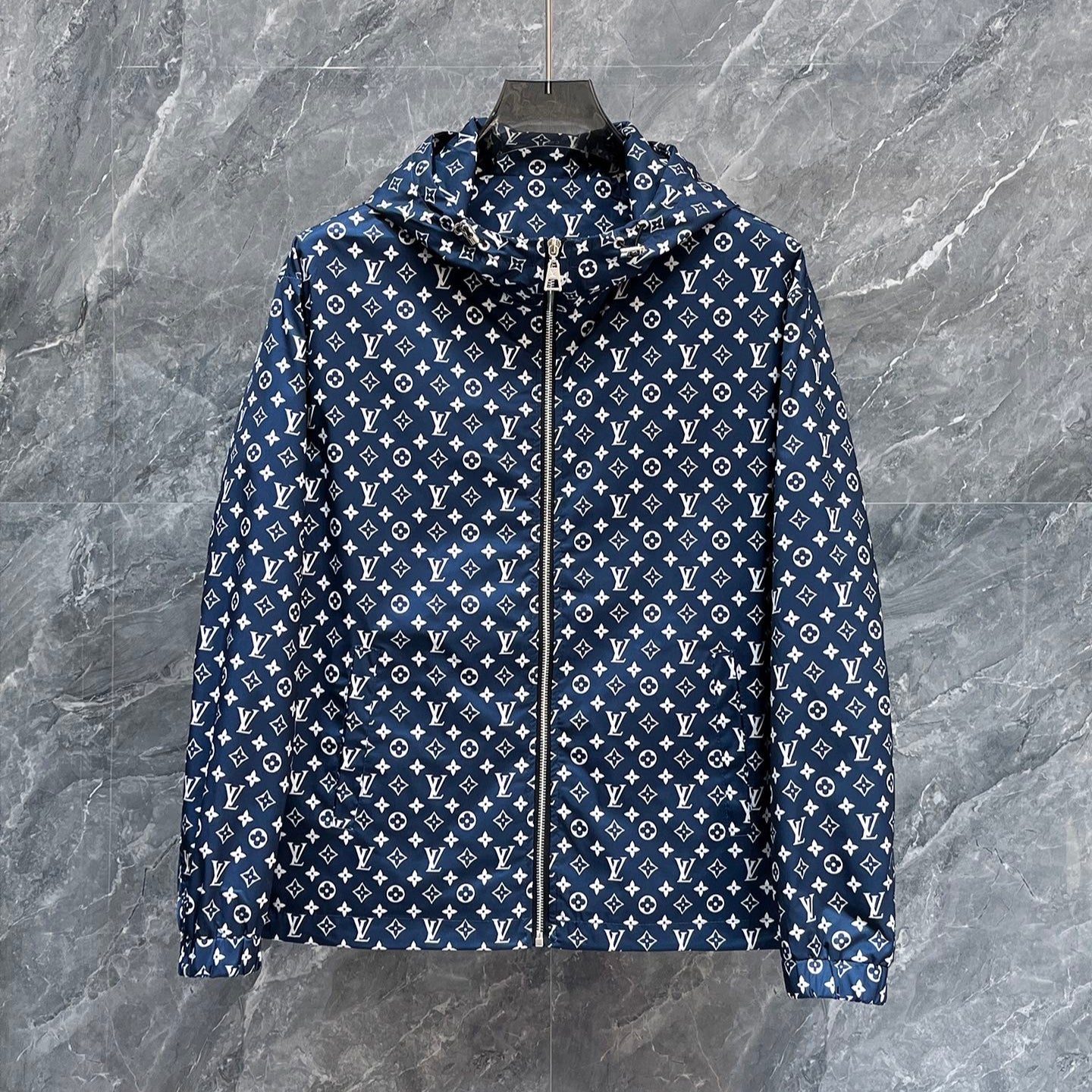 LV COBALT BLUE MONOGRAM JACKET 239553