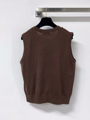 MIUMIU 26S SLEEVELESS KNIT TOP 1326