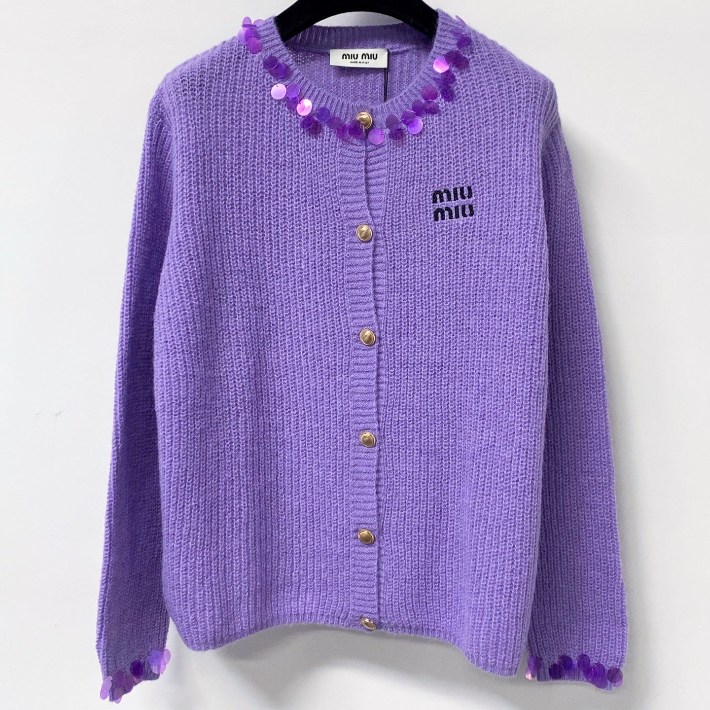 MIUMIU 26S KNIT CARDIGAN 1404