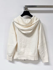 CHANEL 26S KNIT ZIP-UP HOODED CARDIGAN 1767