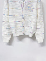 MIUMIU 26S CREWNECK KNIT CARDIGAN 1584