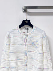 MIUMIU 26S CREWNECK KNIT CARDIGAN 1584