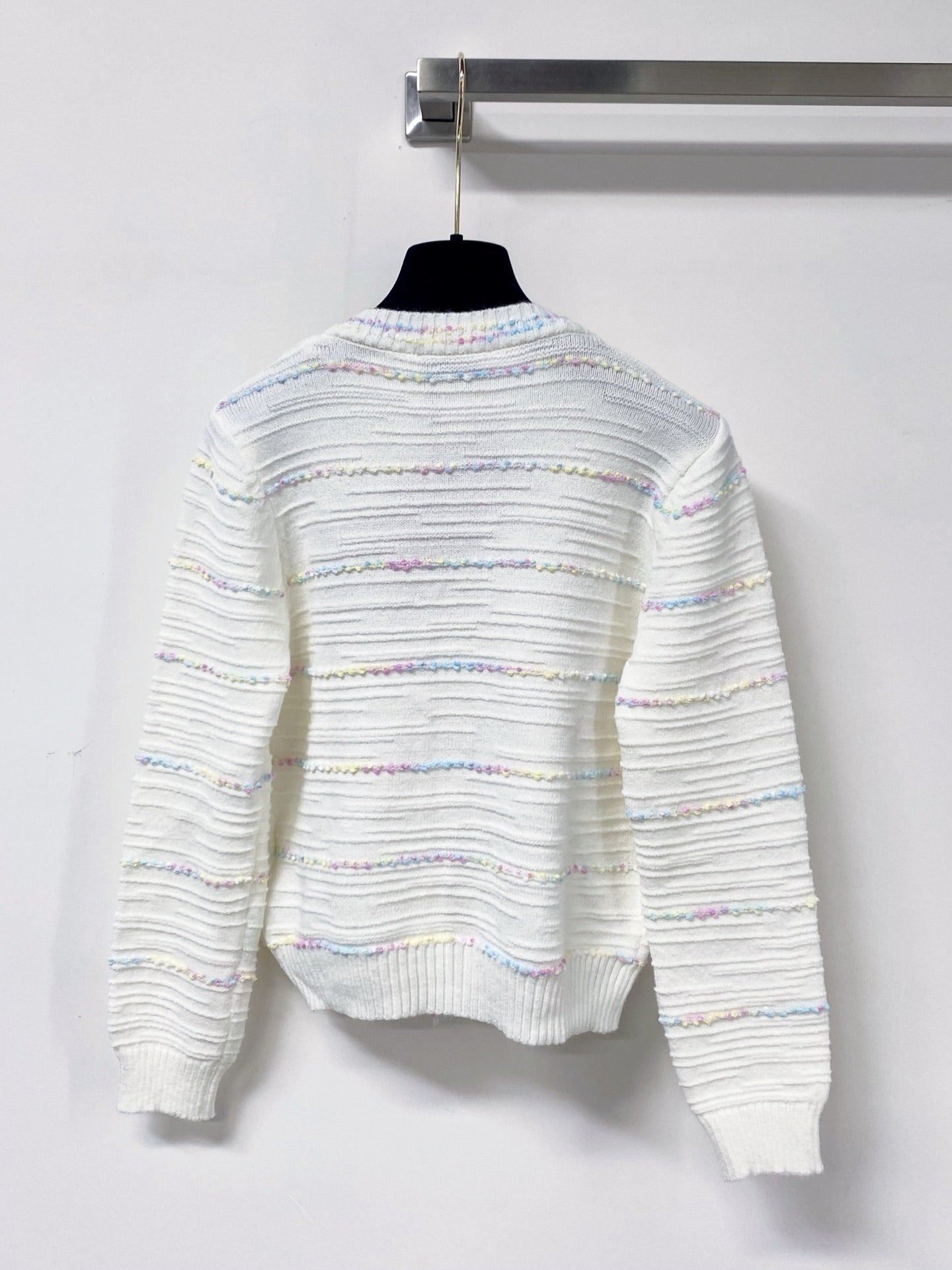 MIUMIU 26S CREWNECK KNIT CARDIGAN 1584