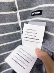 MIUMIU 26S CREWNECK KNIT CARDIGAN 1583