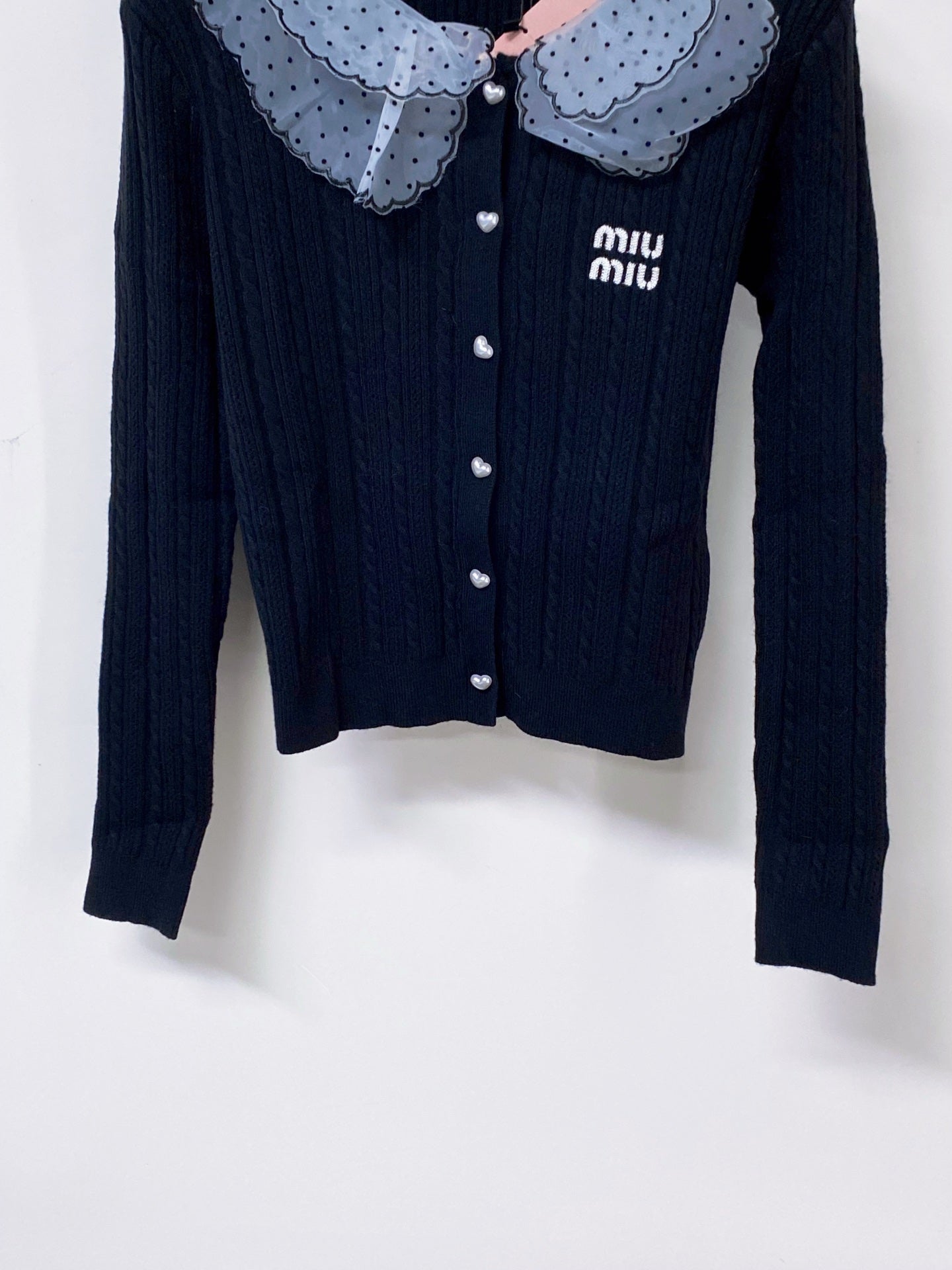 MIUMIU 26S KNIT CARDIGAN 1528