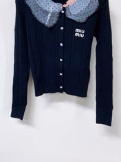 MIUMIU 26S KNIT CARDIGAN 1528