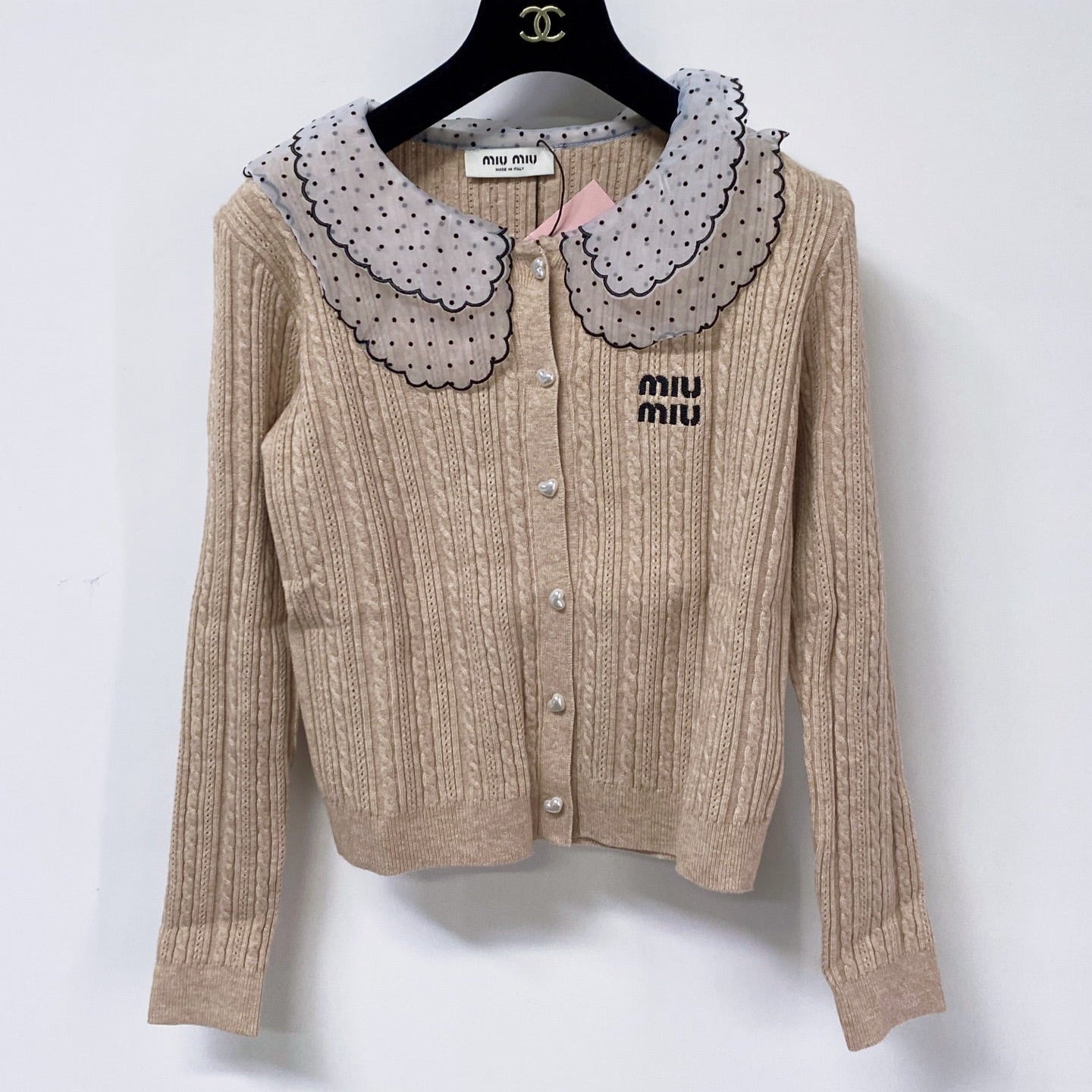 MIUMIU 26S KNIT CARDIGAN 1527