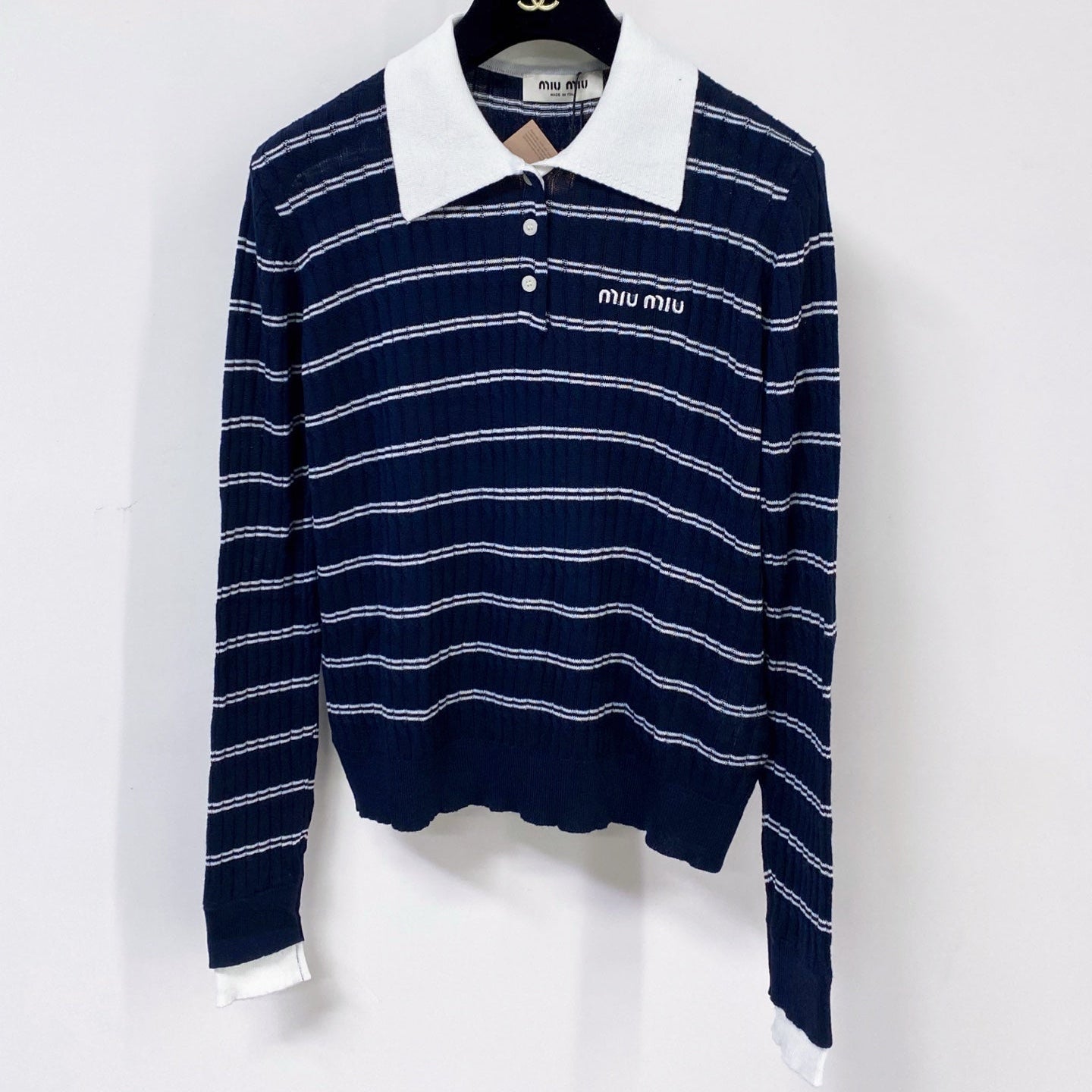 MIUMIU 26S POLO SWEATER 1526