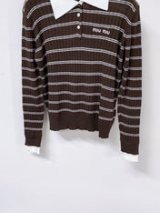 MIUMIU 26S POLO SWEATER 1525
