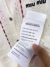 MIUMIU 26S KNIT CARDIGAN 1523