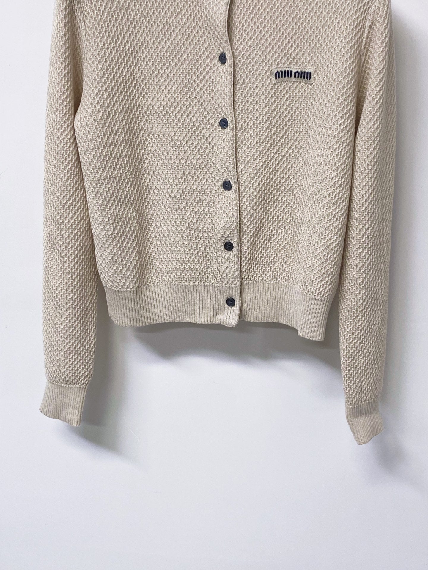 MIUMIU 26S CARDIGAN KNIT SWEATER 1495