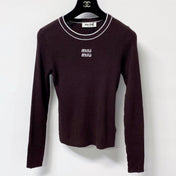 MIUMIU 26S RIBBED KNIT SWEATER 1483