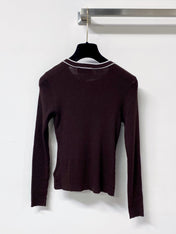MIUMIU 26S RIBBED KNIT SWEATER 1483
