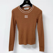 MIUMIU 26S RIBBED KNIT SWEATER 1482