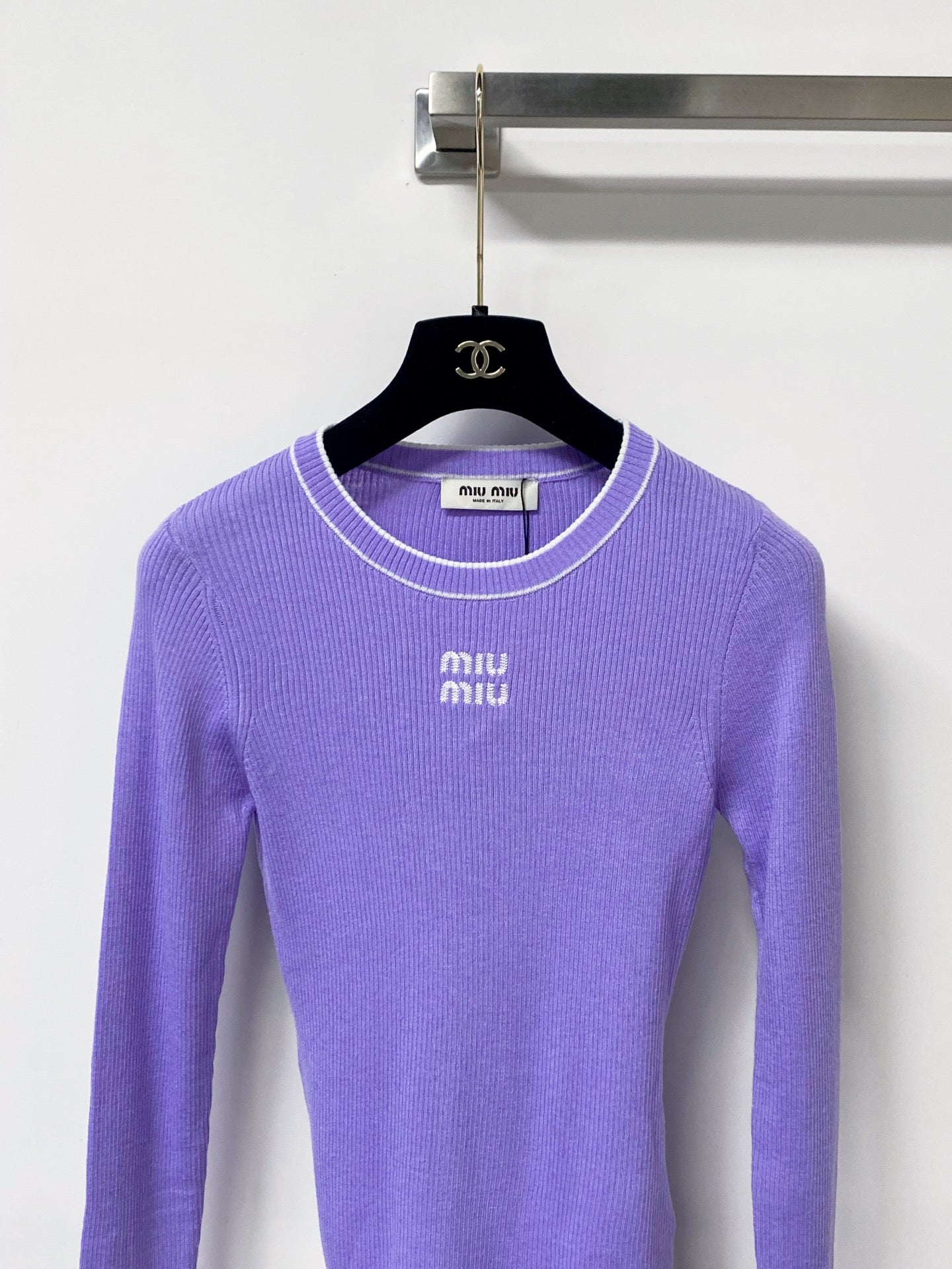 MIUMIU 26S RIBBED KNIT SWEATER 1481