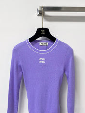 MIUMIU 26S RIBBED KNIT SWEATER 1481