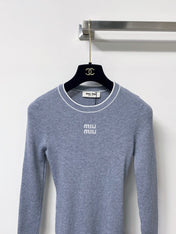 MIUMIU 26S RIBBED KNIT SWEATER 1480