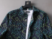 LV SHIRT IN NAVY BLUE MONOGRAM DENIM 239035
