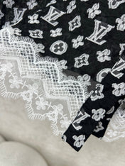 LV SLEEVELESS TOP WITH SCALLOPED LACE HEM 263195