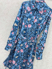 LV BELTED LONG SHIRT DRESS 275181