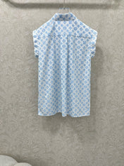 LV SLEEVELESS LOGO PRINT TOP 269949